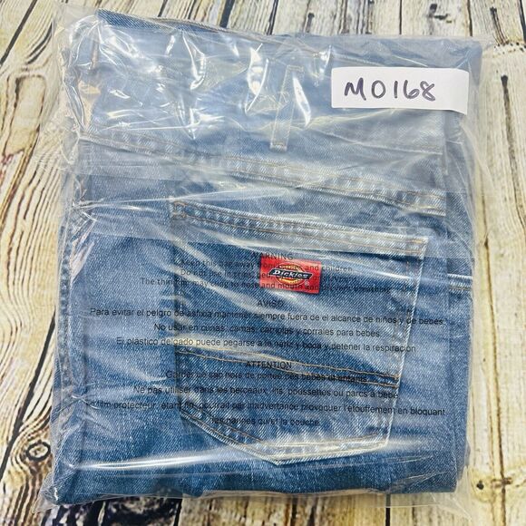 Dickies Jeans Men’s 38x34 Blue Denim Straight Regular Worker Pants - Picture 10 of 10